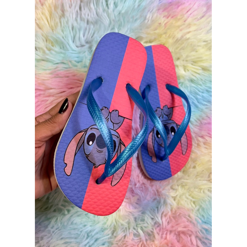Chinelo Infantil Stitch Personalizado Lindo Confortável Menina Presente
