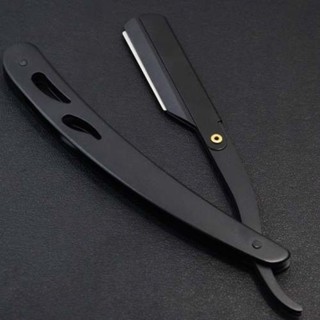 Navalha de Aço Navalhete Preta Navalhete Profissional Aço Inox Preto C/5 Lâminas Navalha Preta Inox em Oferta na Shopee