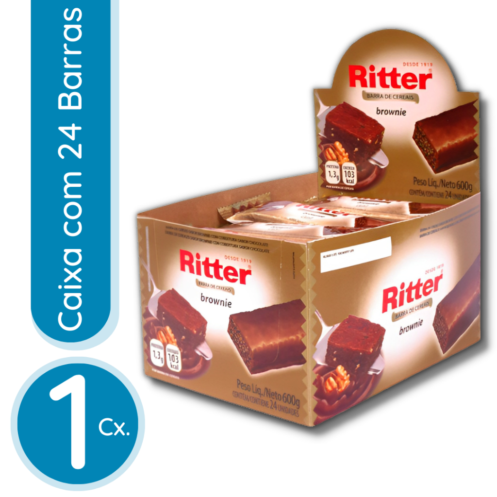 Barra de Cereal Ritter Brownie - Comprar com Melhor Preço em Lanches