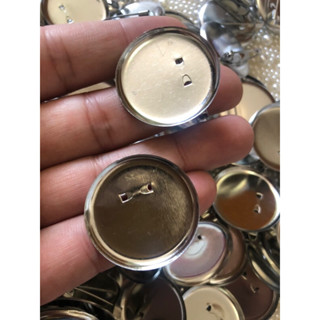 Base para broche redondo 30mm em ferro-10unid em Oferta na Shopee