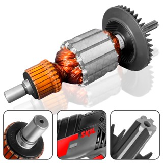 Induzido Rotor Compatível Furadeira Antiga 6640 6642 6650 6652 110/220v Corpo Curto 6 Dentes em Oferta na Shopee