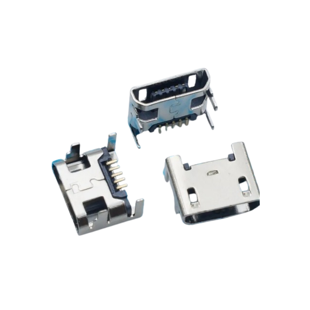 Conector Carga Power Caixa Som Micro Usb V8 - Kit 10 Unid