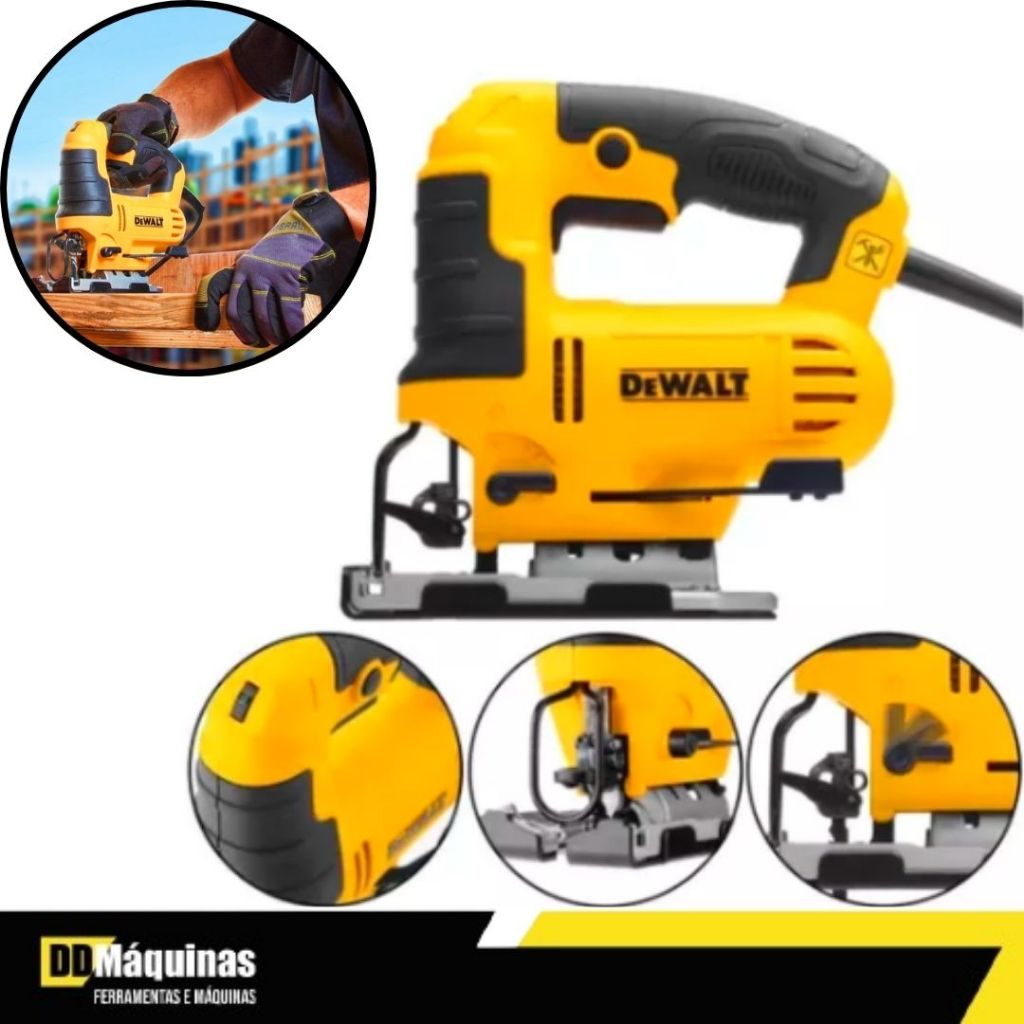 SERRA TICO TICO MAQ.  PROFISSIONAL 650W 220V DWE300B2A-  DEWALT em Oferta na Shopee