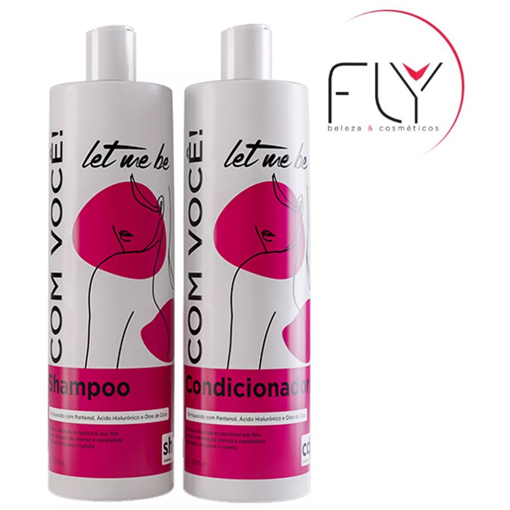 Kit Shampoo + Condicionador Pantenol, Ácido Hialurônico em Oferta na Shopee