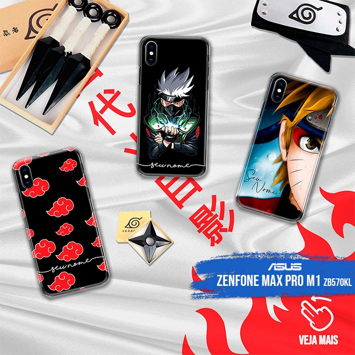 Capa Capinha  - Zenfone Max Plus M1 - ZB570KL - Naruto