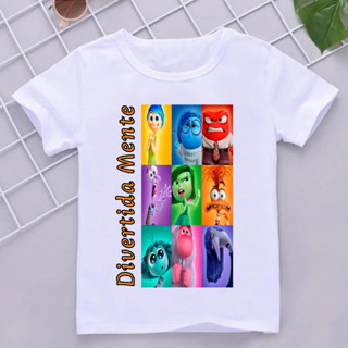 Camiseta camisa blusa infantil filme divertidamente vários modelos e personagens moda infantil em Oferta na Shopee