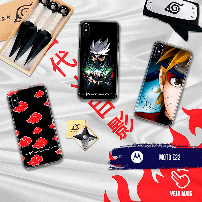 Capa Capinha  - Moto E22 - Naruto