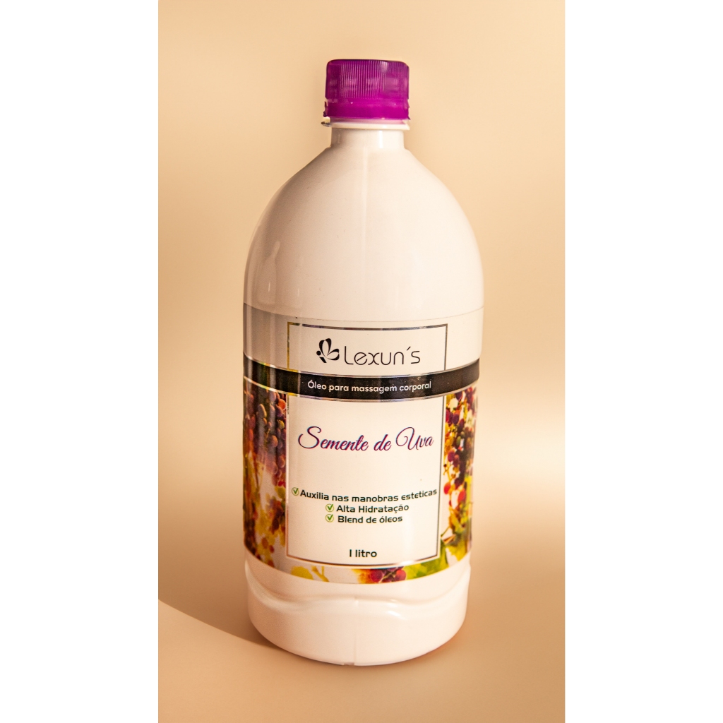 Óleo de Massagem Semente de Uva - 1 litro
