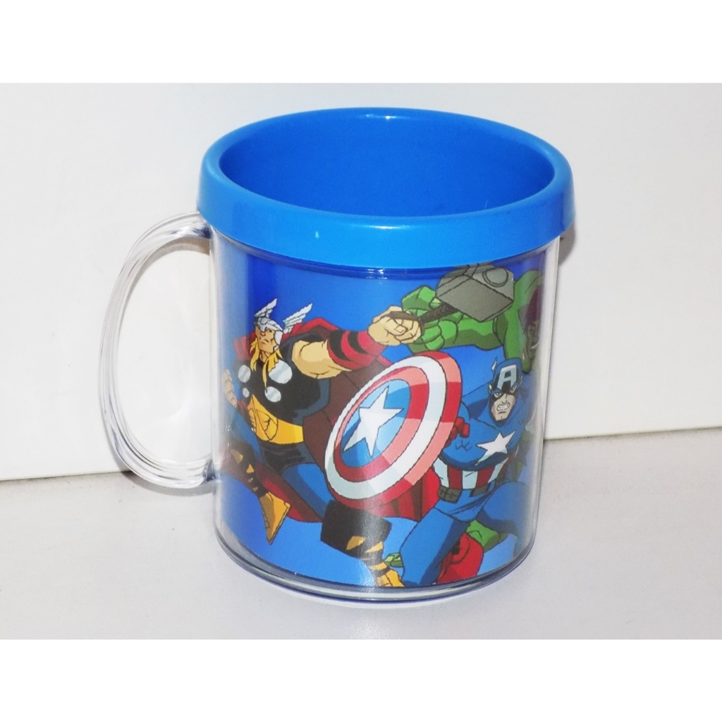 10 caneca acrilica personalizada Vingadores Super Heróis