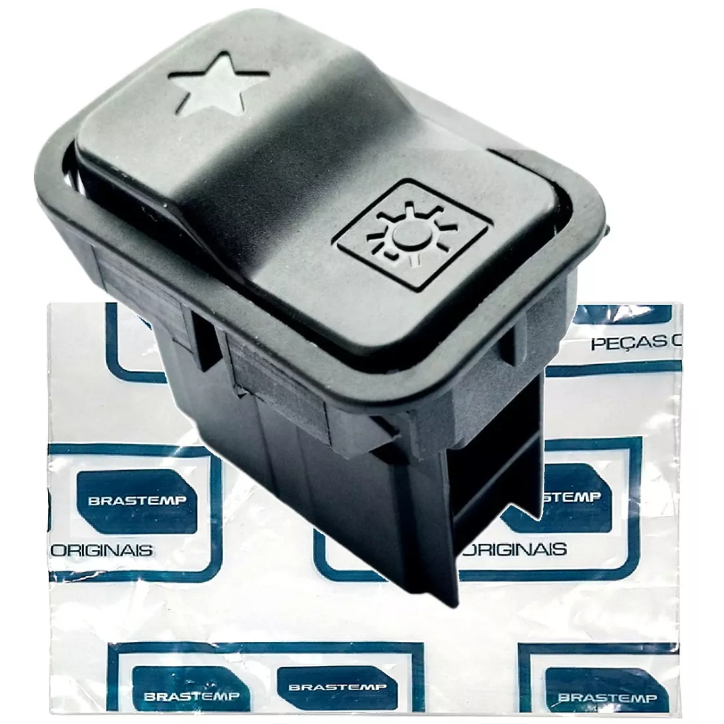 Interruptor 2 Funções Lâmpada E Acendimento Fogão Brastemp Original