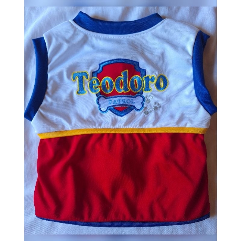 colete patrulha canina bordado Ryder personalizado em Oferta na Shopee