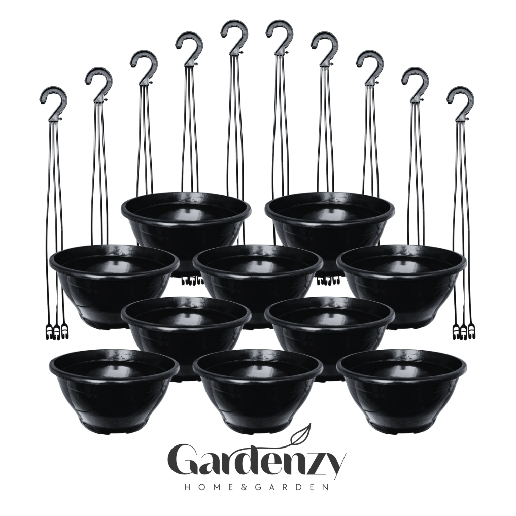 Kit 10 Vasos Cuia 21cm com Haste 43cm Resistente Ideal p/ Rosa do Deserto, Samambaia em Oferta na Shopee