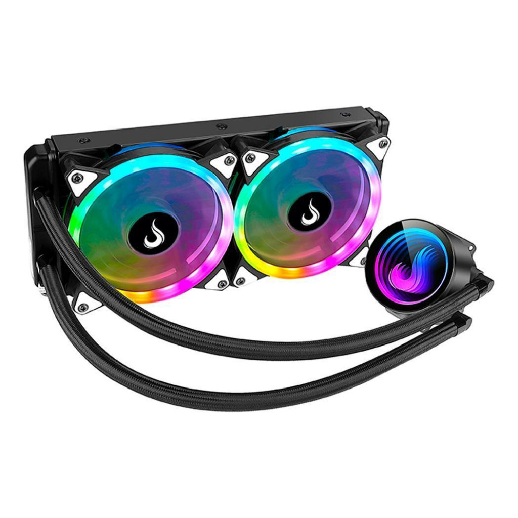 Water Cooler Gamer 240mm Rise Mode Led Argb P/ Processador - Intel LGA 1700 / 2011 / 1366 / 1155 / 1156 / 1150 / 1151 / 1200 e AMD Ryzen AM4 / AM5 / FM1 / FM2+ / AM2 / AM3 / AM3+