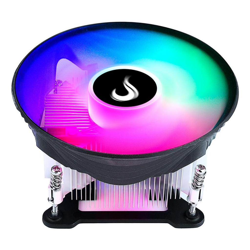 Cooler Gamer 120mm | Rise Mode X3 | Led RGB Rainbow | Para Processador Intel LGA 775 / 1155 / 1156 / 1150 / 1151 / 1200