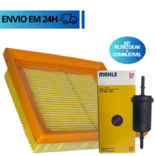 Filtro Ar Elemento Modelo Original Honda + Filtro Combustível Flex Metal Leve Kl741 Honda Titan Fan 150 160 Xre 190 Bros em Oferta na Shopee