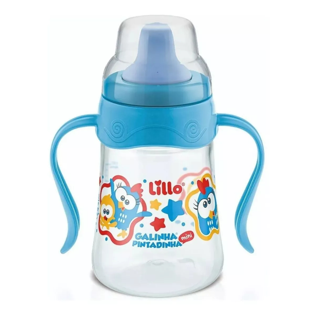 Copo De Treinamento Com Alça Galinha Pintadinha +6m 180ml - Lillo