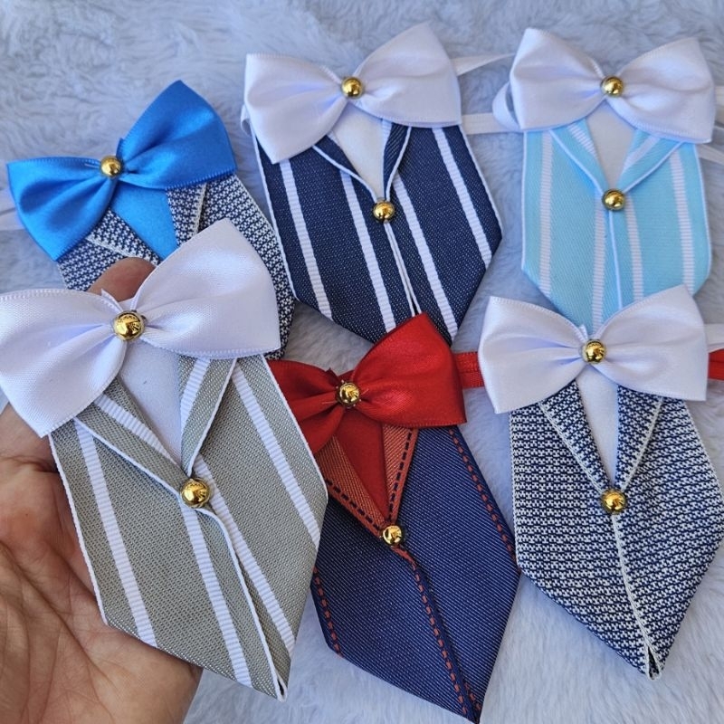 10 Und Gravata Pet Macho Social Jeans Banho e Tosa Acessorios Pet Macho M Enfeites Para Pescoço Pet Macho Gravatinha Pet