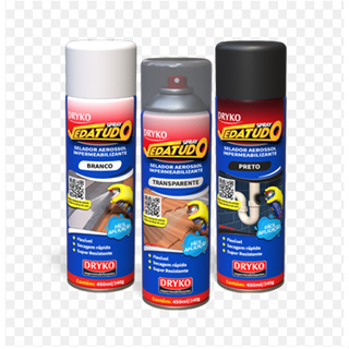 Borracha líquida impermeabilizante spray 400 ml Dryko em Oferta na Shopee