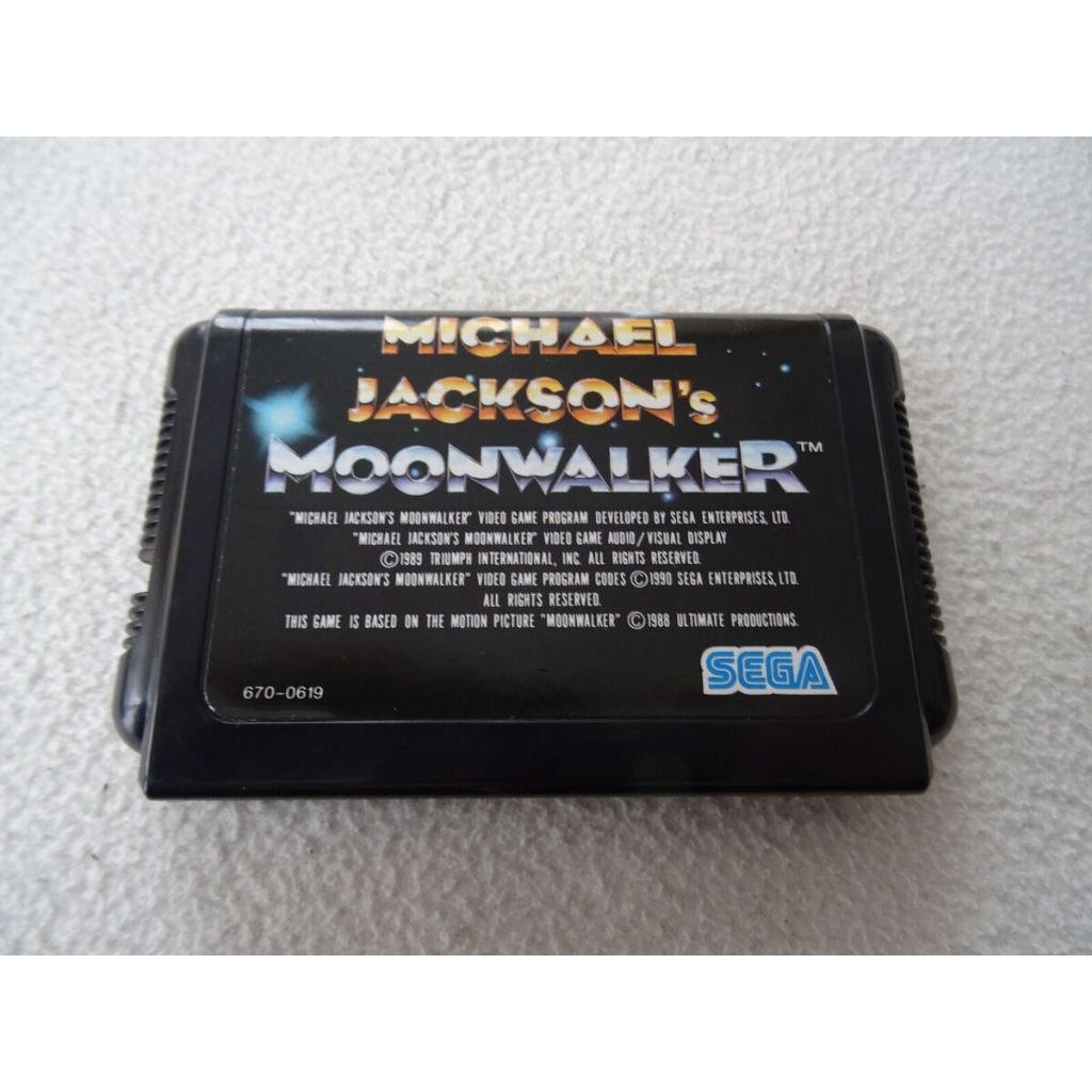 Michael Jackson Moonwalker - Mega Drive  JP ( USADO )
