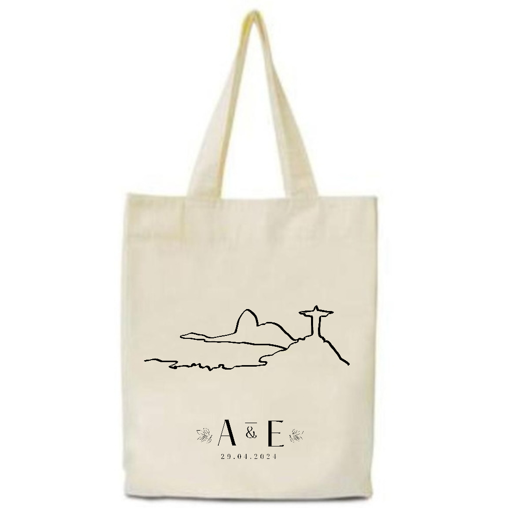 Kit 50 Ecobag Algodão Cru Sacola Eco 30x40 Silk 1 Cor 20x28 Personalizada Casamentos Lembrancinha em Oferta na Shopee