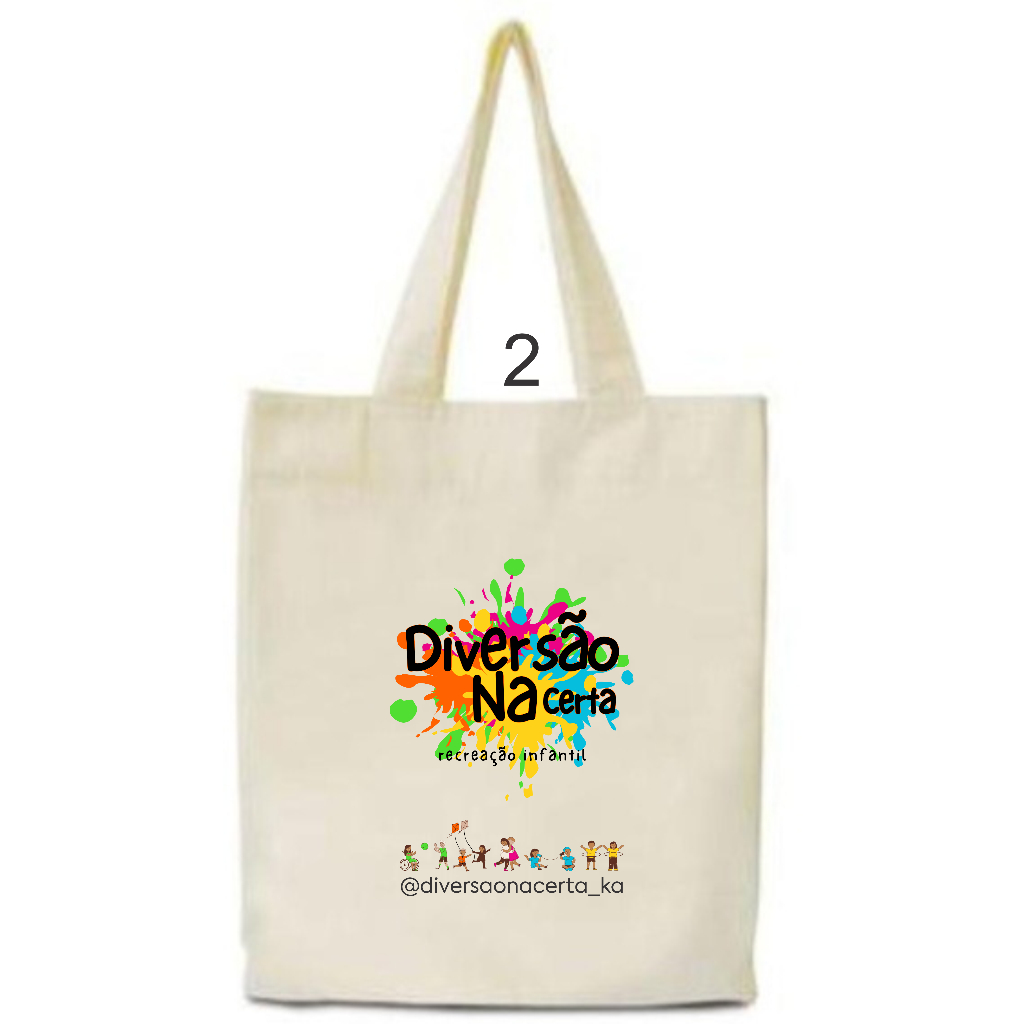 Kit 60 Sacolas Ecobag Algodão Cru 25x30 Transfer 14x20 Personalizada Com Logotipos Traga sua Marca em Oferta na Shopee