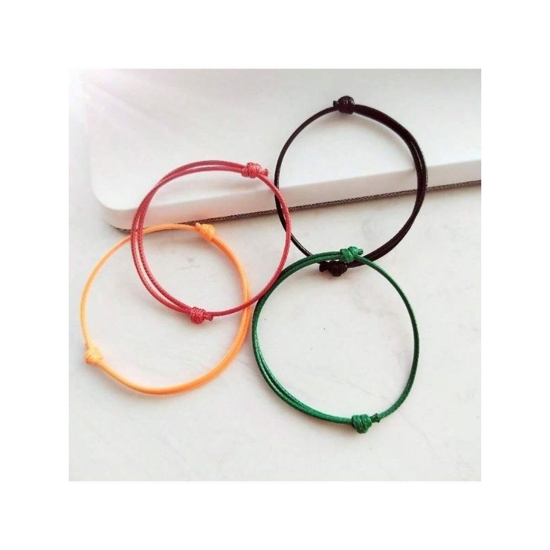 PULSEIRA ESTILO COREANA CORDÃO AJUSTÁVEL em Oferta na Shopee