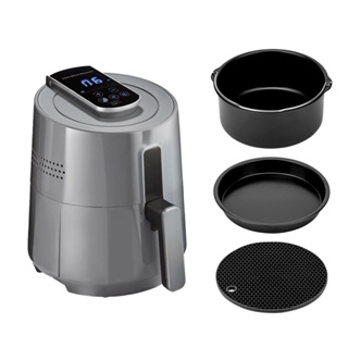 Fritadeira Elétrica Digital Air Fryer Hamilton Beach 3,5L Com Kit Formas Perfect Fryer 3 em 1 em Oferta na Shopee