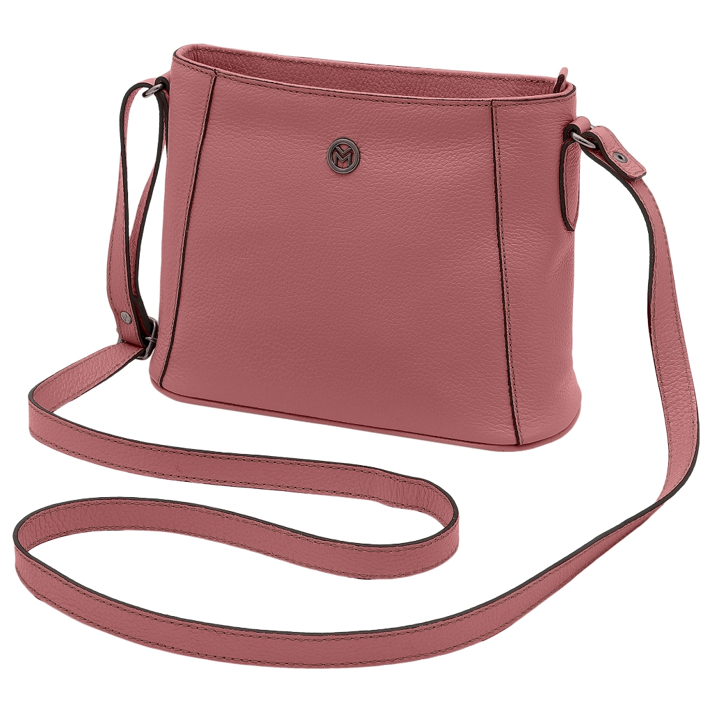 Mariart Mini Jasmim Bolsa Feminina Transversal de Couro Bovino Legítimo
