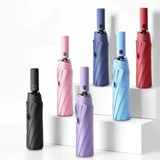 Guarda-Chuva Hastes DuploDobrável Reforçado Abre e Fecha Automático-UV Proteção 105cm em Oferta na Shopee