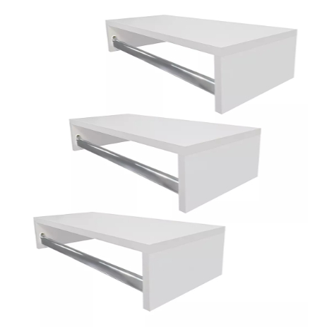 Cabideiro de Parede - Arara para Roupas 60 CM em Oferta na Shopee