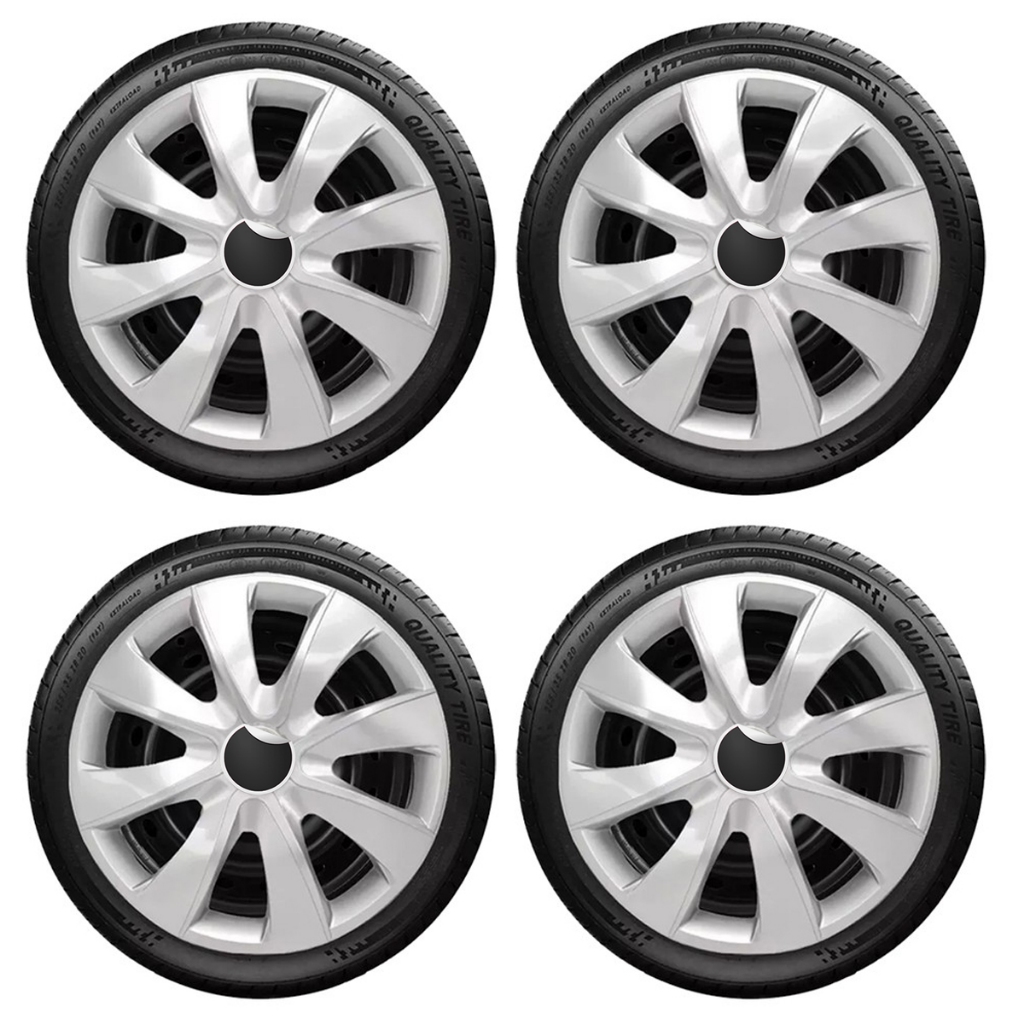 Calota Aro 13 compatível com Celta Prisma Corsa Classic 2002 A 2013 - 4 Peças