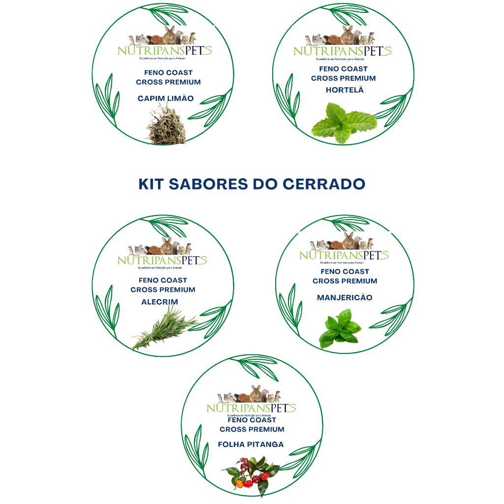 KIT FENO COAST CROSS SABORES DO CERRADO- NUTRIPANSPETS