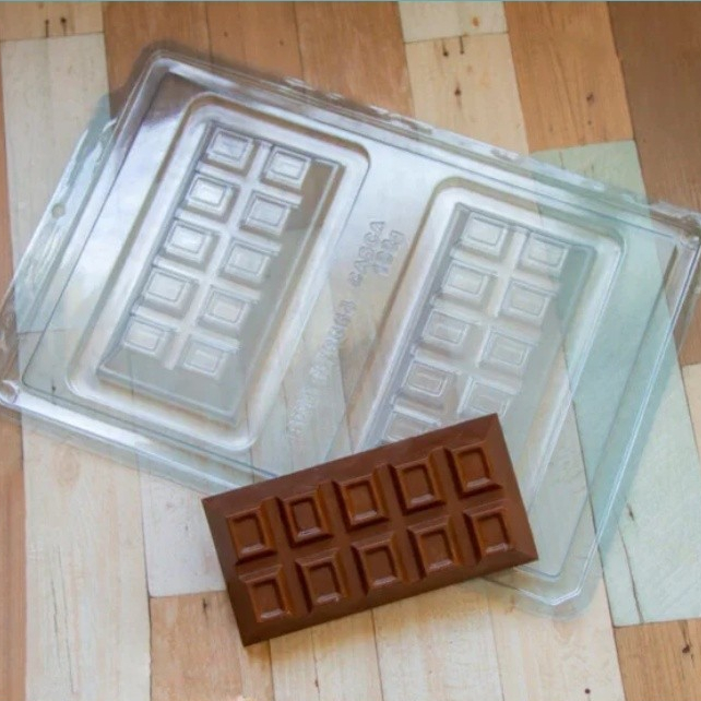 Forma BARRA DE CHOCOLATE ESPECIAL 3 Partes (c/ Silicone) BWB Cod. 9664 (1 Barra) e Cod. 3680 (2 Barras) BWB em Oferta na Shopee