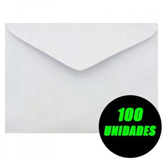Envelope Carta Branco Liso 10x15 Cm 100 Und Correio em Oferta na Shopee