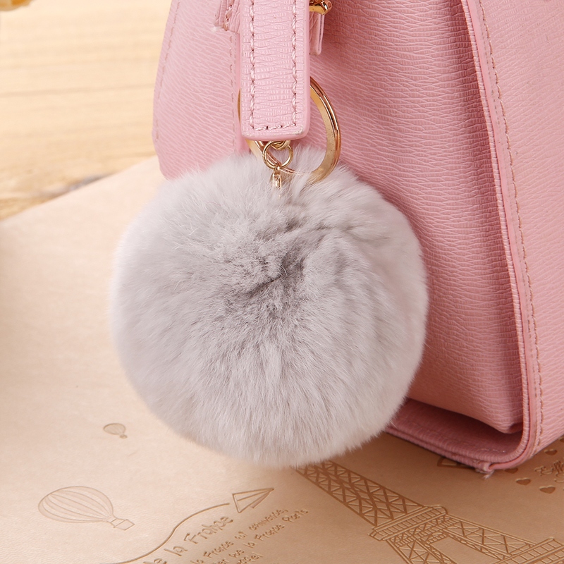 Kit 12 Peças Chaveiros De Pompom 8cm Pronto a Entrega