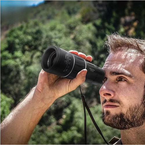 Monóculo Profissional ultra Zoom amplia 16x52 Luneta longo alcance Tático mini telescopio portatil