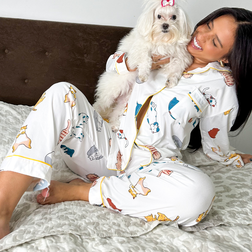 PIJAMA JAR LUVIS IMPORTADO ESTAMPA DE BICHINHO EM CORES VARIADAS