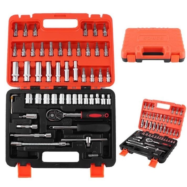 Kit 46/40 Peças de Ferramentas Intercambiaveis Sortidas Chaves