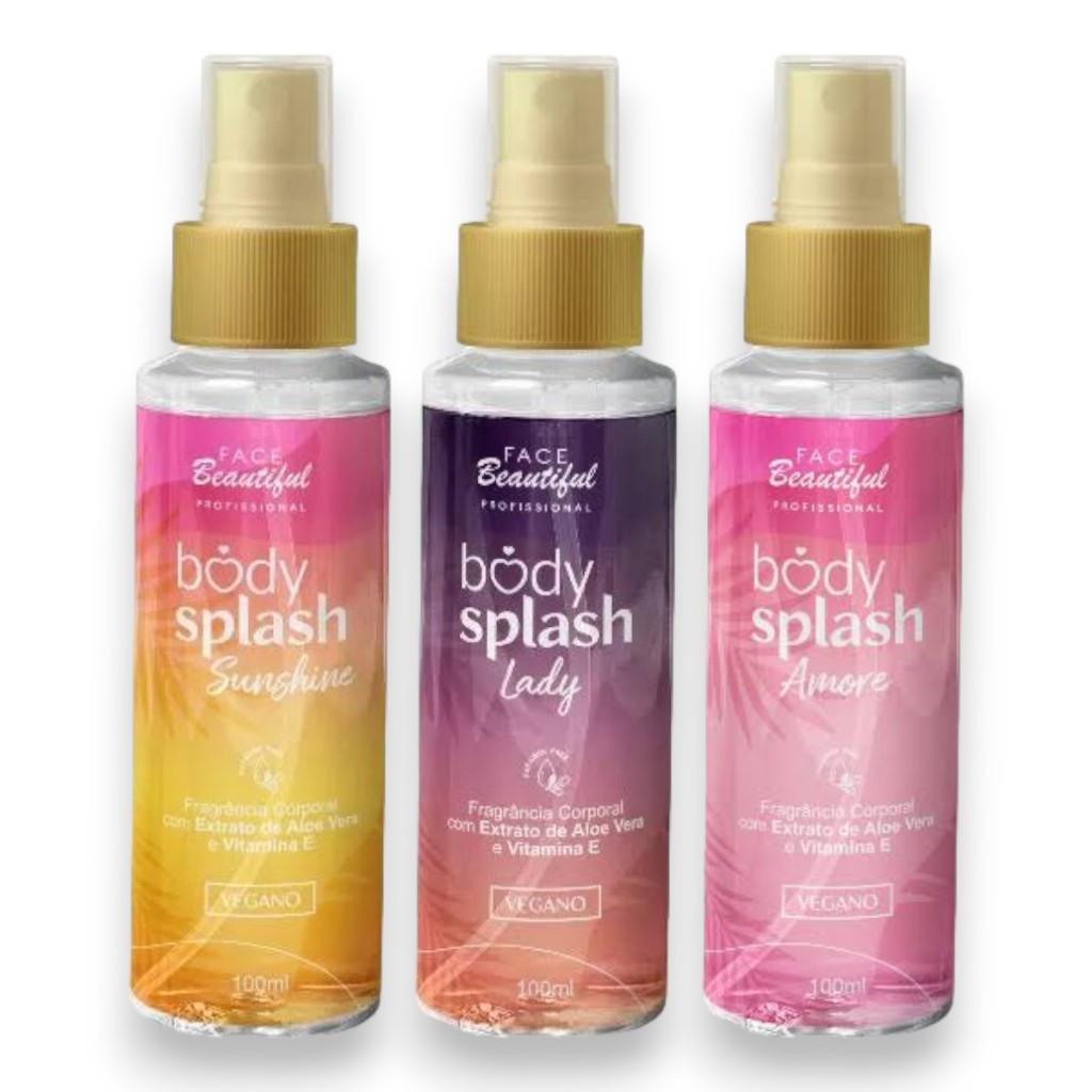 Body Splash Fragrância corporal Face Beautiful em Oferta na Shopee