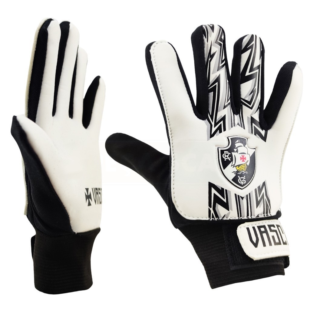 LUVA GOLEIRO INFANTIL VASCO DA GAMA ORIGINAL TREINOS E JOGOS PARA AS CRIANÇAS