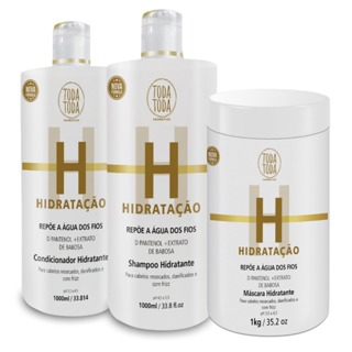 Kit Hydro Hidratação 1L Todatoda Dona Linda – Cabelos Ressecados, Danificados e Com Frizz em Oferta na Shopee