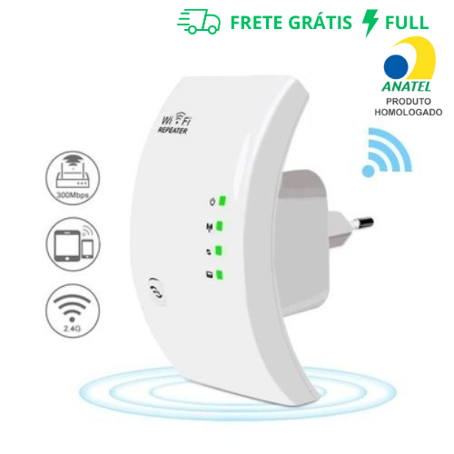 REPETIDOR AMPLIFICADOR DE SINAL WI-FI ULTRA RÁPIDO