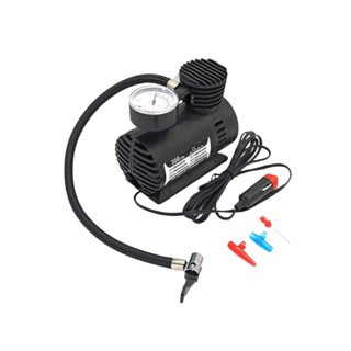 Mini Compressor De Ar Veicular Elétrico Portátil 12V Com Manômetro 250PSI Para Pneu Carro Moto Bike Bola em Oferta na Shopee