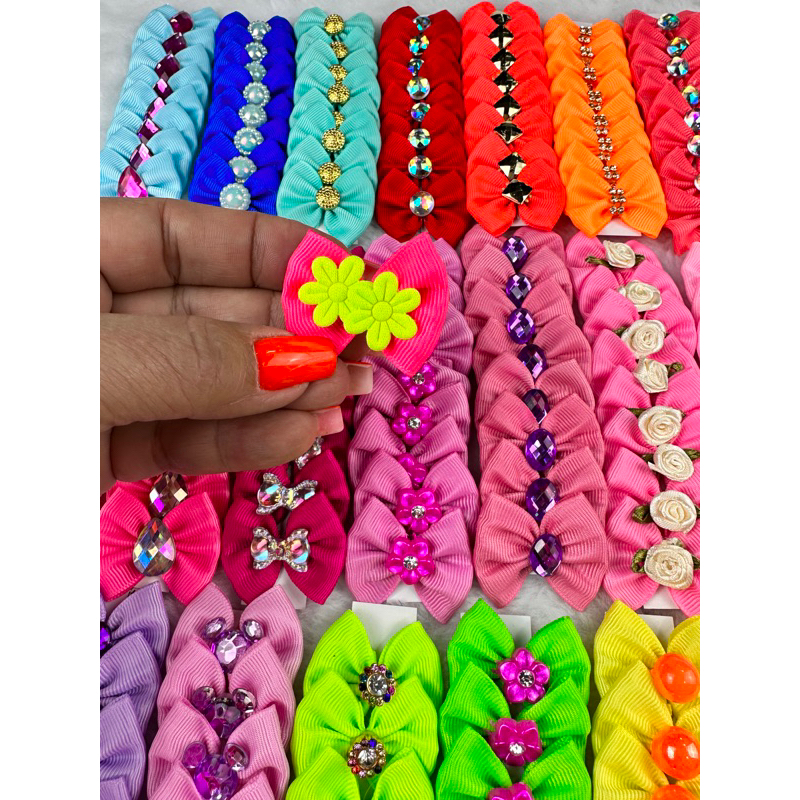 90 unidades Laços Pet kit Banho Tosa Laços Pronta entrega Lacinho Pet Laço Luxo Acessórios para Cachorro em Oferta na Shopee