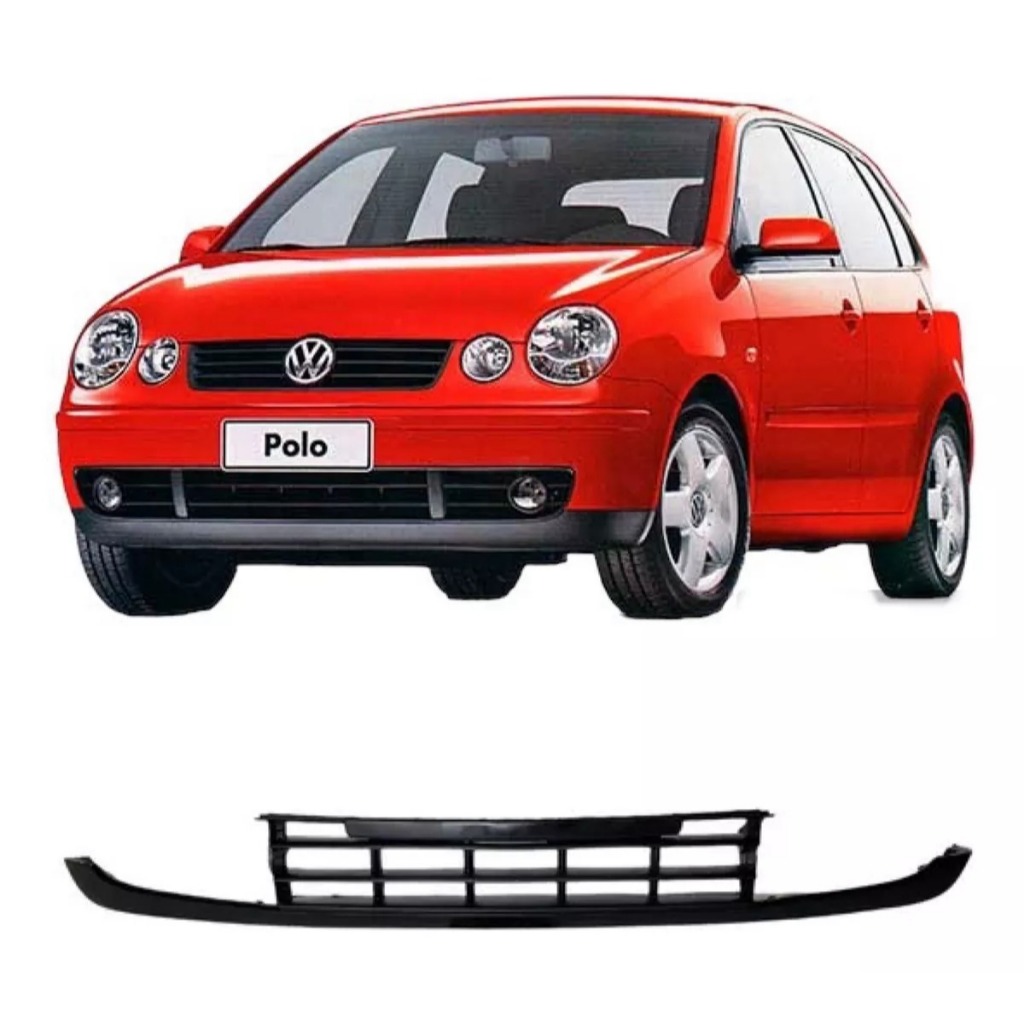 Spoiler Saia Para-choque Dianteiro Polo 2003 2004 2005 2006 em Oferta na Shopee