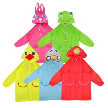 capa de chuva infantil com desenhos fofos [ com capuz; impermeável ] - C&S BAZAR - em Oferta na Shopee