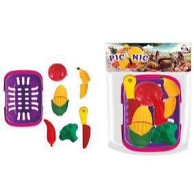 kit frutas frutinhas legumes de brinquedo comidinhas cozinha velcro - Interativo para Autista 7 PECA