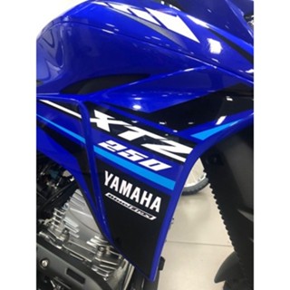 Kit adesivos moto Compatível  Yamaha LANDER 250 AZUL 2023 + LOGO BALANÇA E ADVERTENCIAS em Oferta na Shopee