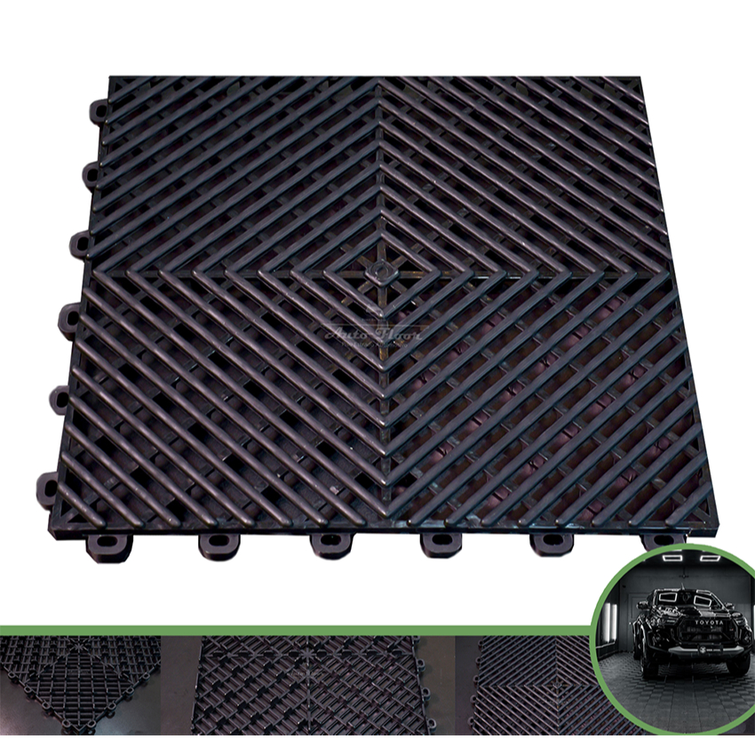 Kit 80 Piso Modular Automotivo 7m²  PRETO 30x30 - Direct Borrachas em Oferta na Shopee