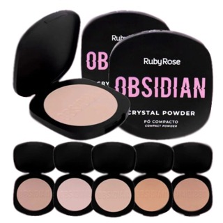 Pó Compacto Crystal Powder Coleção OBSIDIAN BY RUBY ROSE em Oferta na Shopee